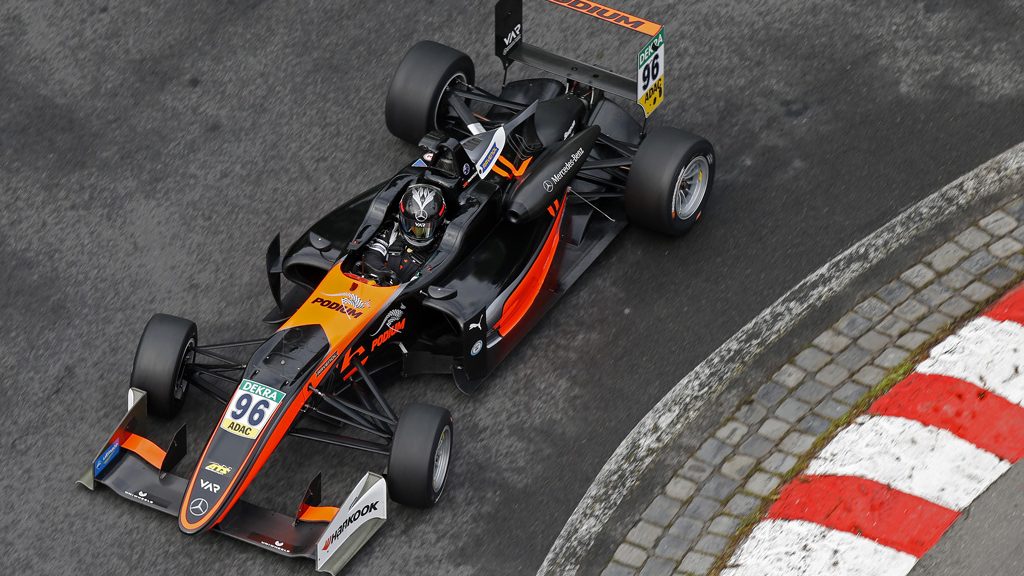96 Joey Mawson (AUS, Van Amersfoort Racing, Dallara F317 - Mercedes-Benz), FIA Formula 3 European Championship, round 5, race 2, Norisring (DEU), 30. June - 2. July 2017