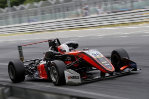 PODIUM-backed driver Joey Mawson in action at the Norisring