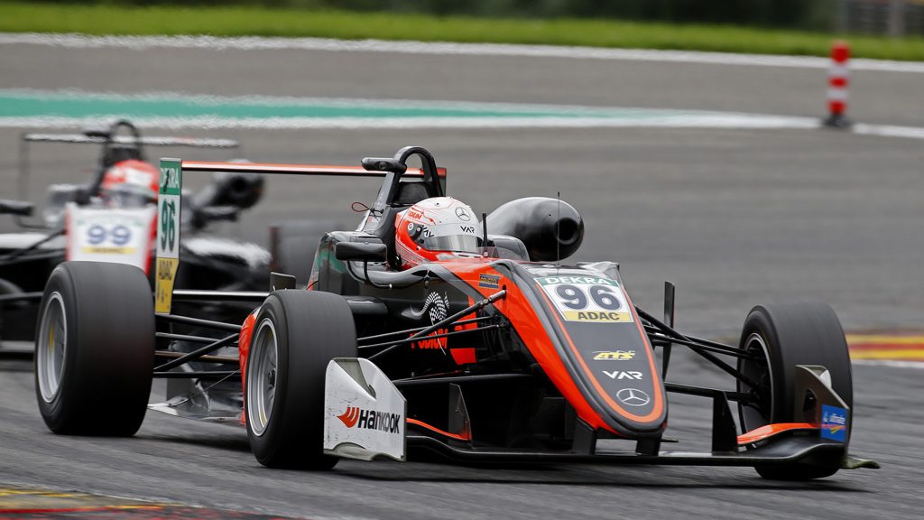 96 Joey Mawson (AUS, Van Amersfoort Racing, Dallara F317 - Mercedes-Benz), FIA Formula 3 European Championship, round 6, race 3, Spa-Francorchamps (BEL), 27. - 29. July 2017