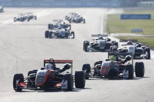 PODIUM-backed Australian Joey Mawson leading Mick Schumacher