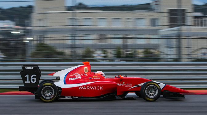 Sochi (RUS) Sep 28-30, 2018 - Russian Grand Prix at Sochi Autodrom. Joey Mawson #16 Arden International. © 2018 Diederik van der Laan / Dutch Photo Agency